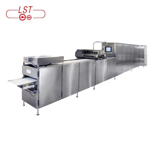 2020 Hot diobral Full Otomatis stainless steel coklat mesin wafer harga garis produksi