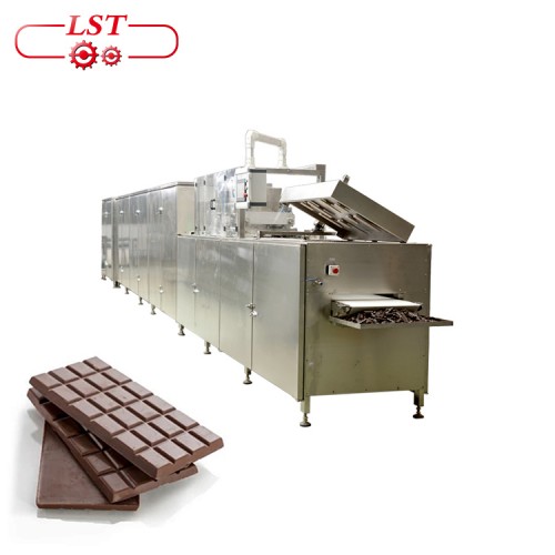Linhas de produção automáticas de depósito de chocolate máquina de fazer doces de chocolate